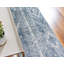 Tapis bleu à motif géométrique Santini-432371750