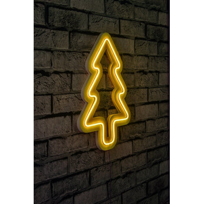 Bande d'éclairage flexible DEL néon - étanche IP67, 12V 4A, 21 x 11,8 x 0,8 pouces | Système de suspension murale intégré 350 lumens, lueur jaune | Parfait pour la décoration intérieure, les fêtes et les événements | Écoénergétique 20,2 watts