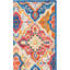 Tapis bleu / rouille en laine / coton touffeté à la main Farnam-945792869