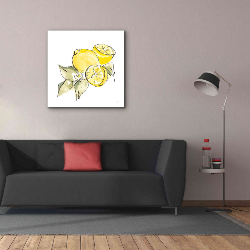 Bay Isle Home ™ «Lemon Still Life I» par Chris Paschke, L 37 po x H 37 po