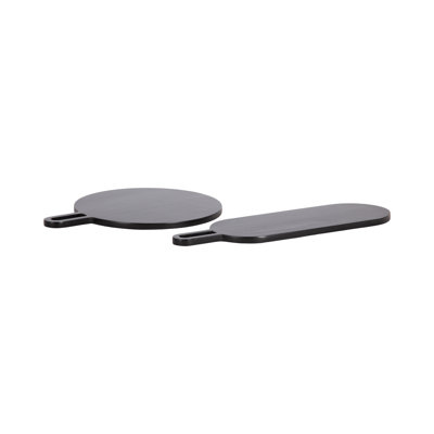 Greenebaum Solid Wood Tray - Set of 2