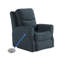 Fauteuil inclinable et pivotant Fame-113040204