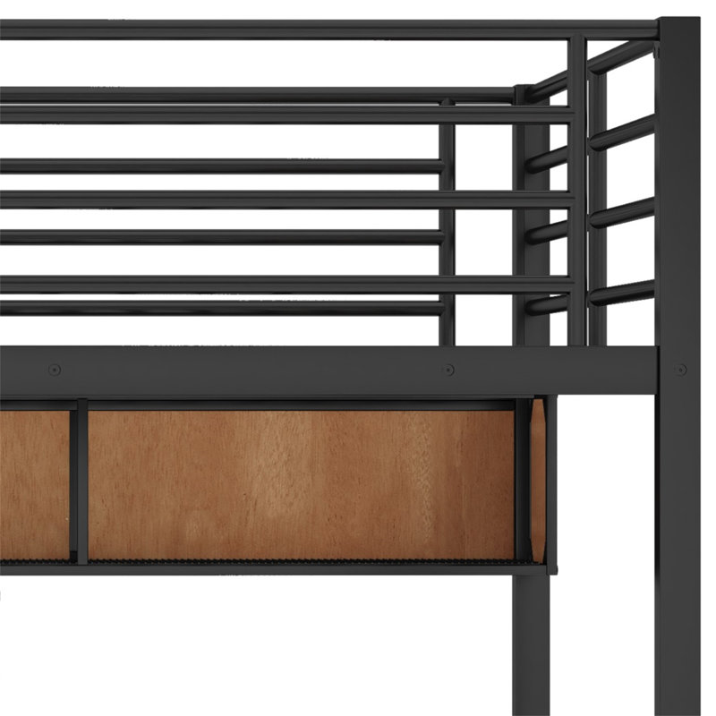 Lit mezzanine double pour enfants Addora