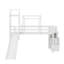 Lit mezzanine confortable avec tour amusante et tente de charme-814424050-814423820