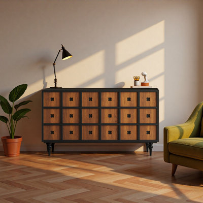 Armoire de rangement pour vitrine de salon