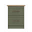 Cleverdon Feya 2 Drawer Bedside Table-98168210
