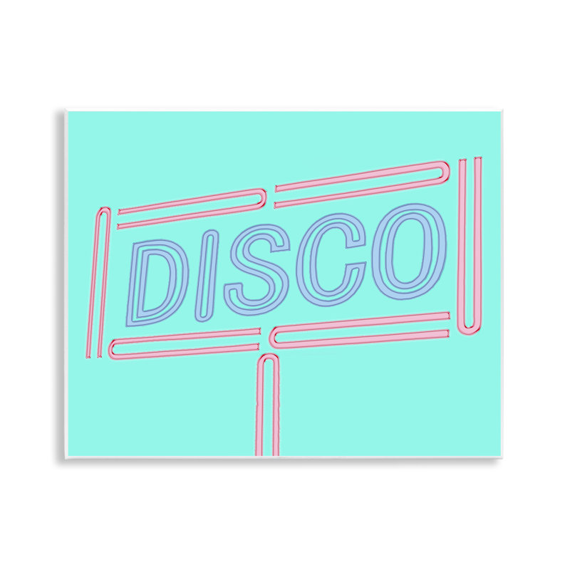 Art mural rétro sur plaque disco par SD Graphics Studio