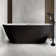 67'' Acrylic Freestanding Bathtub With Unique Diamond Pattern Design Chrome Overflow And Pop-up Drain