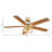 52" Industrial Downrod Mount Reversible Ceiling Fan With Lighting And Remote Control