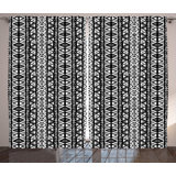 Polyester Semi Sheer Curtain Pair