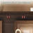 62" Solid Wood Sideboard With Hand-Carved Door Panel, Walnut Brown