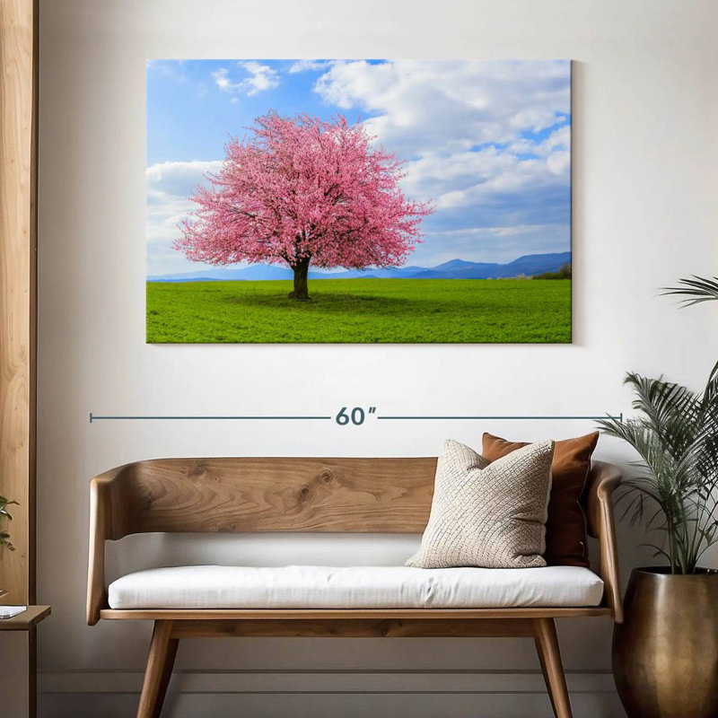 Harnek fleurissant arbre sakura, H 32 po x l 48 po