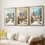 Christmas Holiday Art Dxxv - impression encadrée sur mesure de qualité supérieure - 3 pièces-1052676704-1052676717