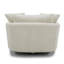Fauteuil pivotant large de 47,5 po avec 2 coussins décoratifs Brieona-1165888353