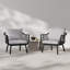 Ensemble de 2 fauteuils club Huron