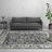 Anran Machine Washable Oriental Grey Area Rug-445988921