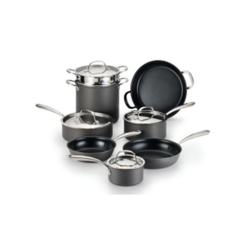Lagostina Nera 12 Pieces Stainless Steel Cookware Set