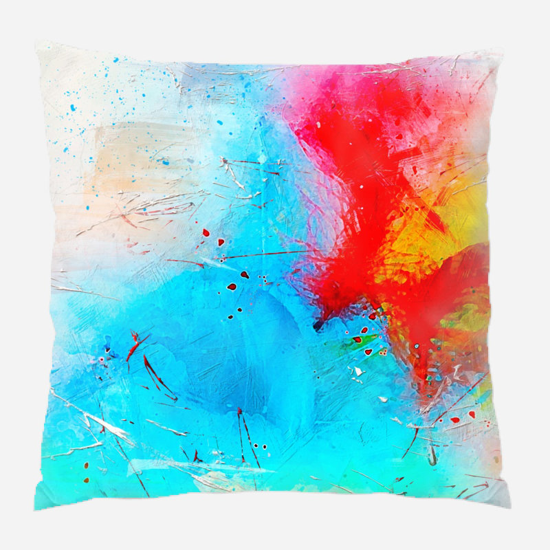 Coussin décoratif Bluxome, Microsuède, Intérieur
