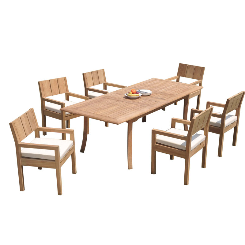 Ensemble de salle à manger rectangulaire Idora, 6, H 30,5 po x L 94 po x l 40 po