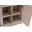Bibliothèque avec 6 tablettes et portes à fermeture douce-2011841923