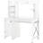 Farmhouse Computer Desk With Hutch And Cabinet, Home Office Desk With Storage, For Study, White-117380656