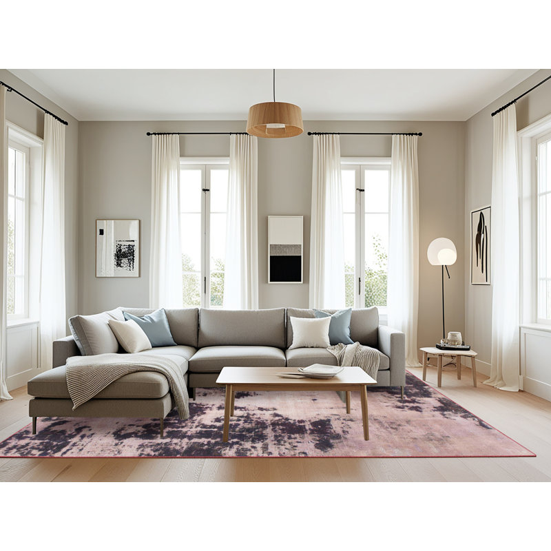 Abstract Indoor Rug, Rectangle 8' x 12'
