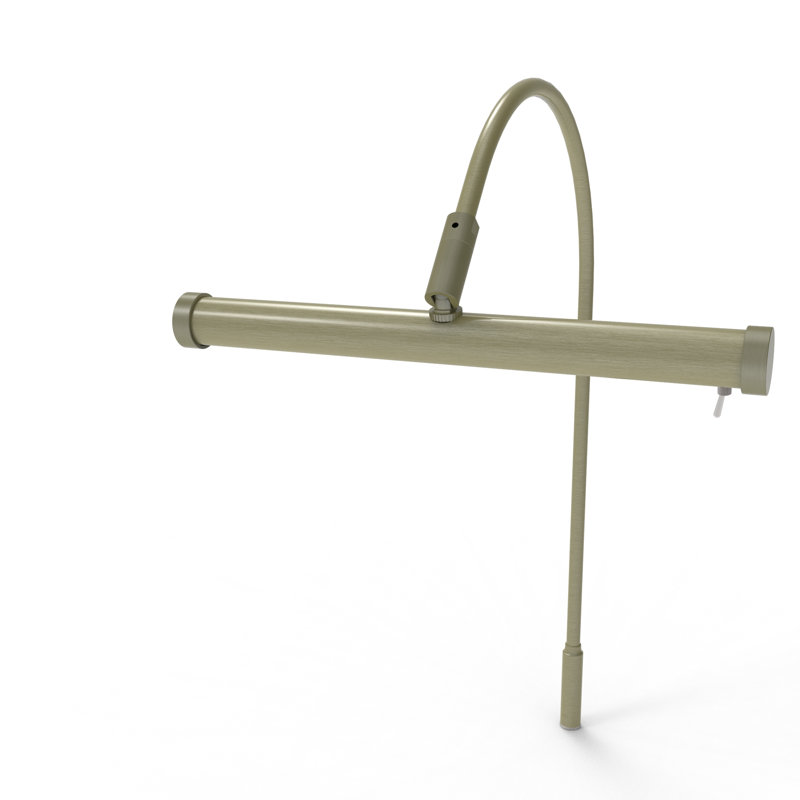 9'' Dimmable LED Frame Mount Picture Light, Antique Brass