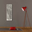  «Roma Map Panel On Wood» par Wild Apple Portfolio, art mural sur toile, 12 po x 36 po