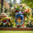 Cross Memorial Urn