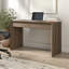 Bureau rectangulaire en chêne gris antique Harlan-64915561