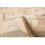 Tapis beige/ivoire vache fait main Choe