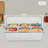 Food Serving Container With Lid (2 Set,6 Compartments)