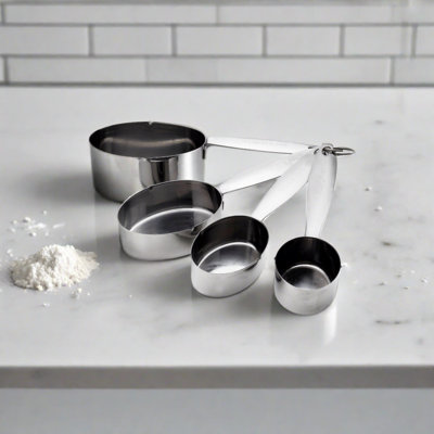 Cuisinox 4-Pieces Stainless Steel Measuring Cup Set
