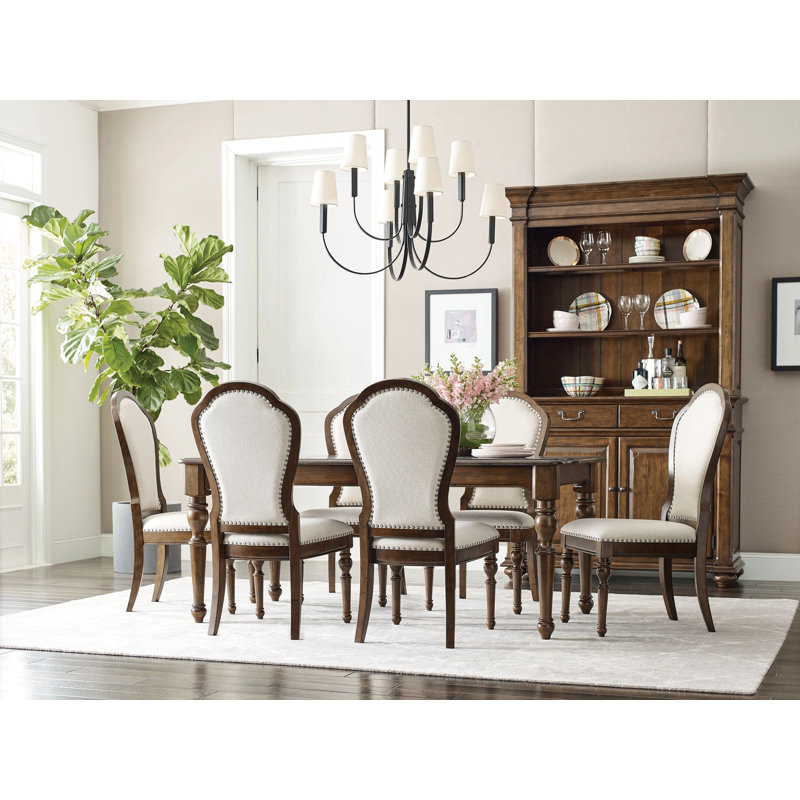 Chaise d'appoint rembourrée Skylinn brun / beige