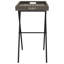 Table pliante en poly rotin 25,6 po x 15,7 po x 29,5 po Latitude Run®-982010387