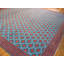 Grand tapis indien en coton Dhurrie