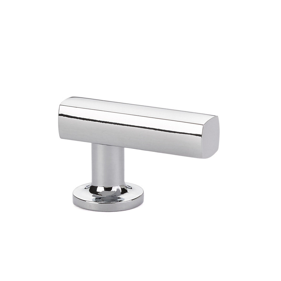 Urban Modern Bar Cabinet Knob, Polished Chrome