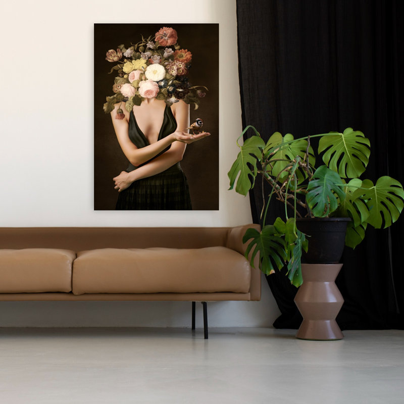 Art mural Her Heric Garden, H 48 po x l 32 po