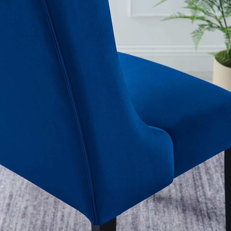 Chaises de salle à manger Baronet Performance - ensemble de 2 par Modway, Bleu marine
