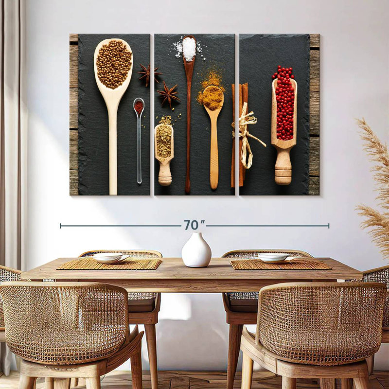 Yarlin Kitchen Spices, 42" H x 65" W