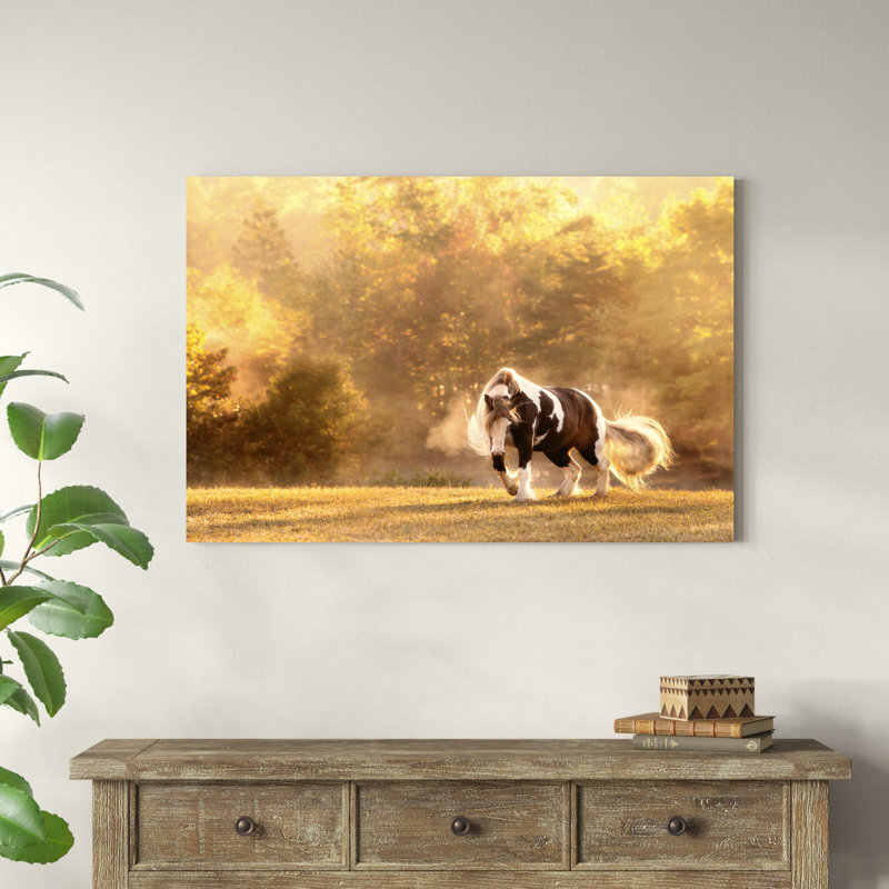 Horse Motion III, H 32 po x l 48 po x P 1,25 po