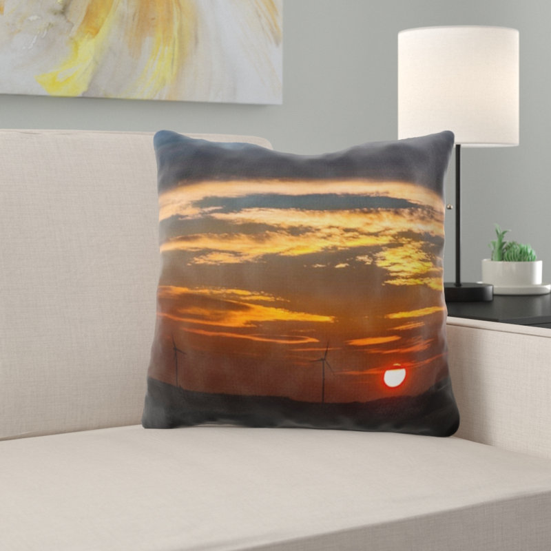 Coussin coucher de soleil