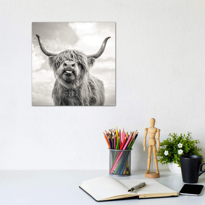 «Funny Girl» par Mark Gemmell - reproduction de photo, Toile tendue, H 12 po x l 12 po x P 0,75 po, Sans cadre