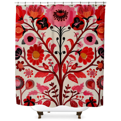 Kloman Floral Shower Curtain