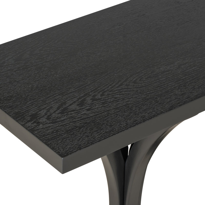 Console en bois Farmhouse, Noir
