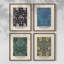 «William Morris XX», ensemble de 4 reproductions encadrées-1475538917-1475538918