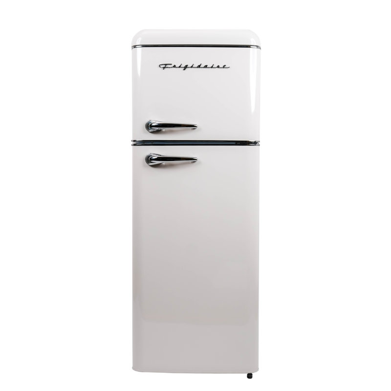 Frigidaire 7,5 pi³ Pi. Réfrigérateur-congélateur supérieur à fixation sur le dessus, congélateur vertical pour appartement