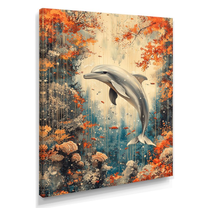 Aille - animaux, art mural sur toile, H 32 po x l 16 po, Toile tendue, Ne s’applique pas