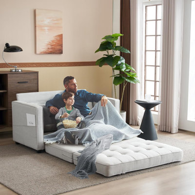 Learco Upholstered 53.54'' Sleeper Sofa