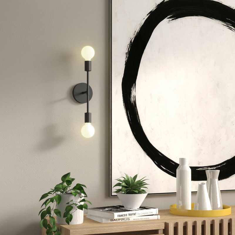 Borba Steel Up & Downlight, Matte Black